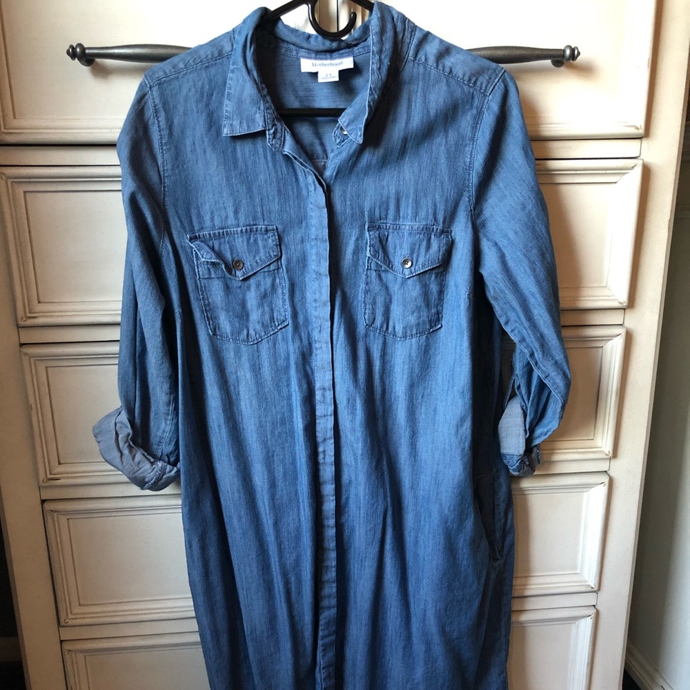 Jean maternity dress